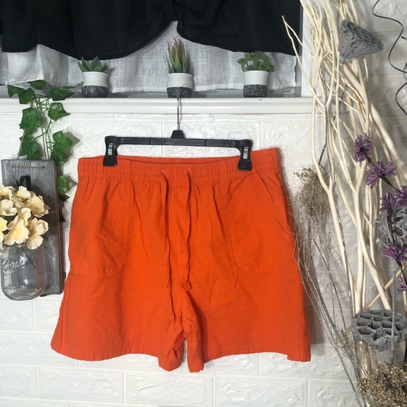 _🌸5/$25🌸Basics Edition Vibrant Orange Athletic Shorts Size Large - Picture 2 of 12